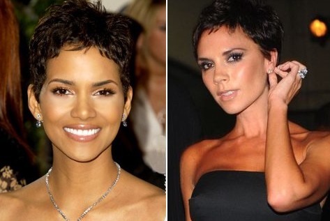 Victoria Beckham's new haircut is very similar to the do that Halle Berry 