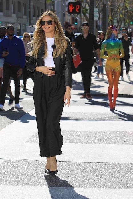 HEIDI KLUM AND HER TOP MODELS INVADE BEVERLY HILLS