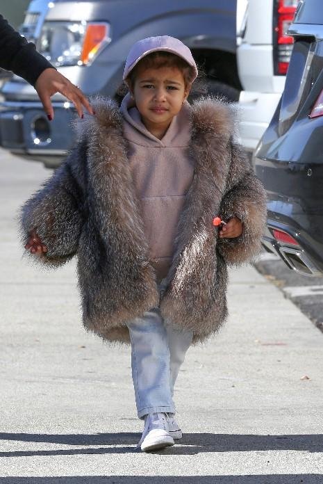 NORTH WEST IS LEARNING TO WEAR FUR AT AN EARLY AGE – Janet Charlton's  Hollywood, Celebrity Gossip and Rumors