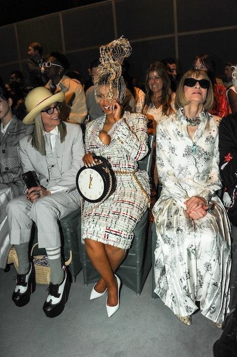 Diane Keaton & Son Duke Twinning in Louis Vuitton Outfits
